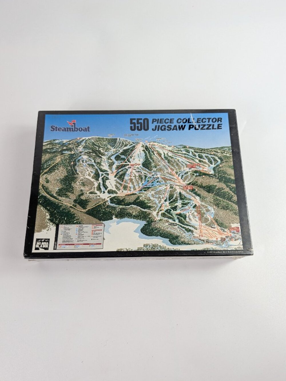 NEW Steamboat Ski Resort 550 Piece Jigsaw Puzzle Ski Area In A Box Collector